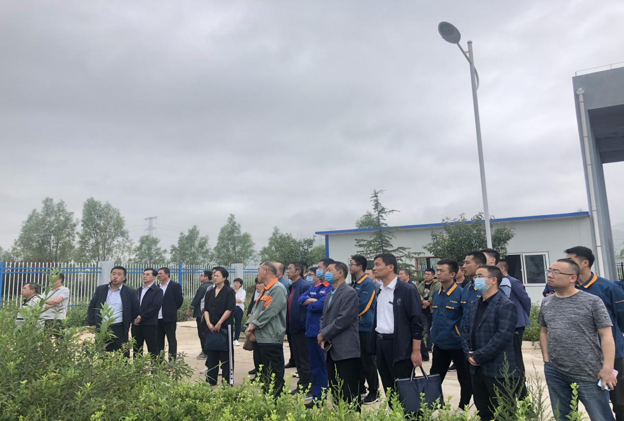 园区管委会副主任何浩强一行参观 开云集团官网开云集团官网首页-开云(中国)泓源城东污水处理公司(图2)
